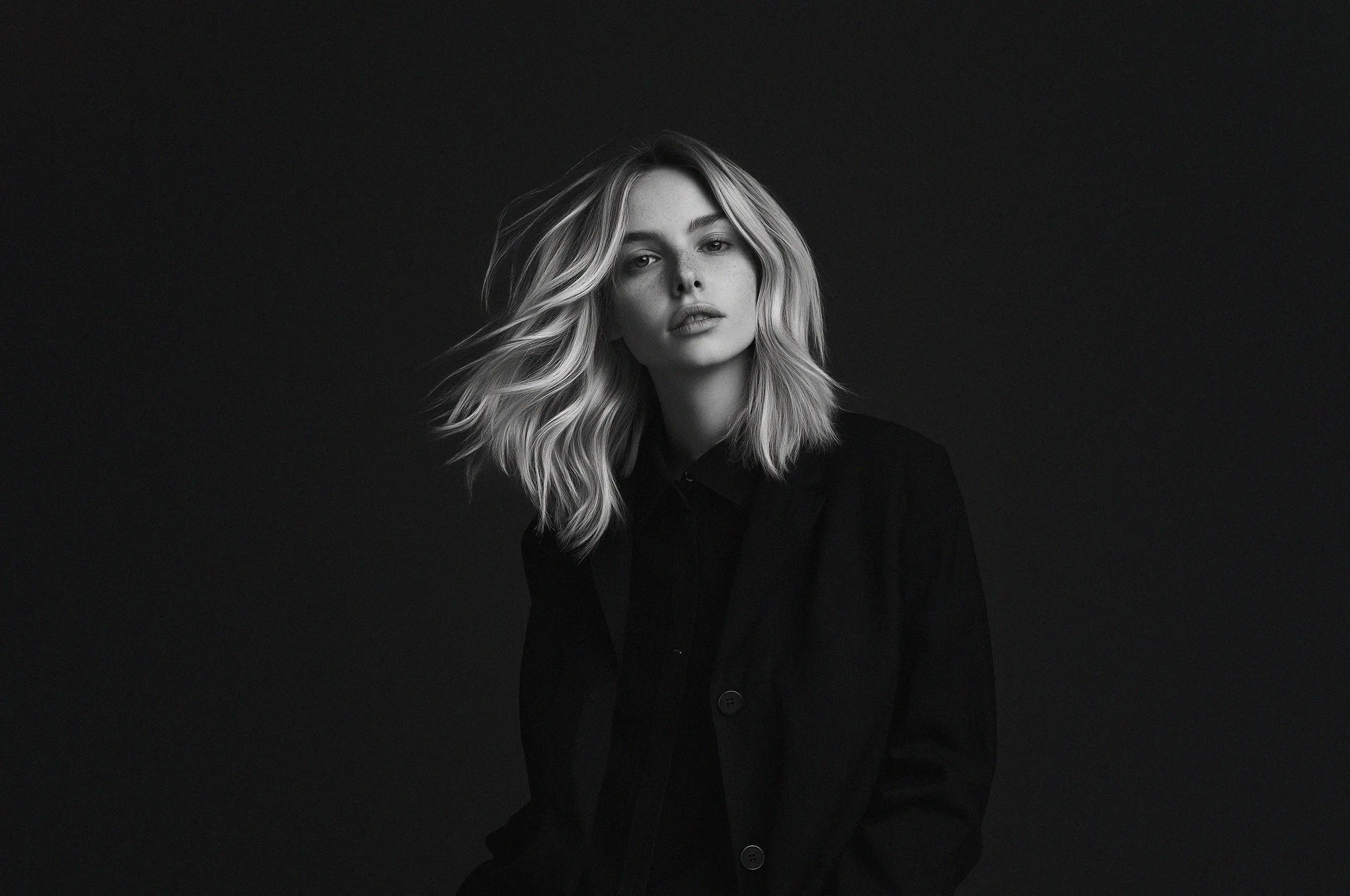 Cannes Image by notthoff La Biosthétique Friseur SW junge blonde stylische Frau mit schulter langem haar 150325